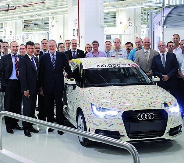 Belgischer König Albert II. besucht Audi Brussels anlässlich des Produktionsjubiläums 